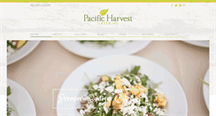 Desktop Screenshot of pacificharvestcatering.com